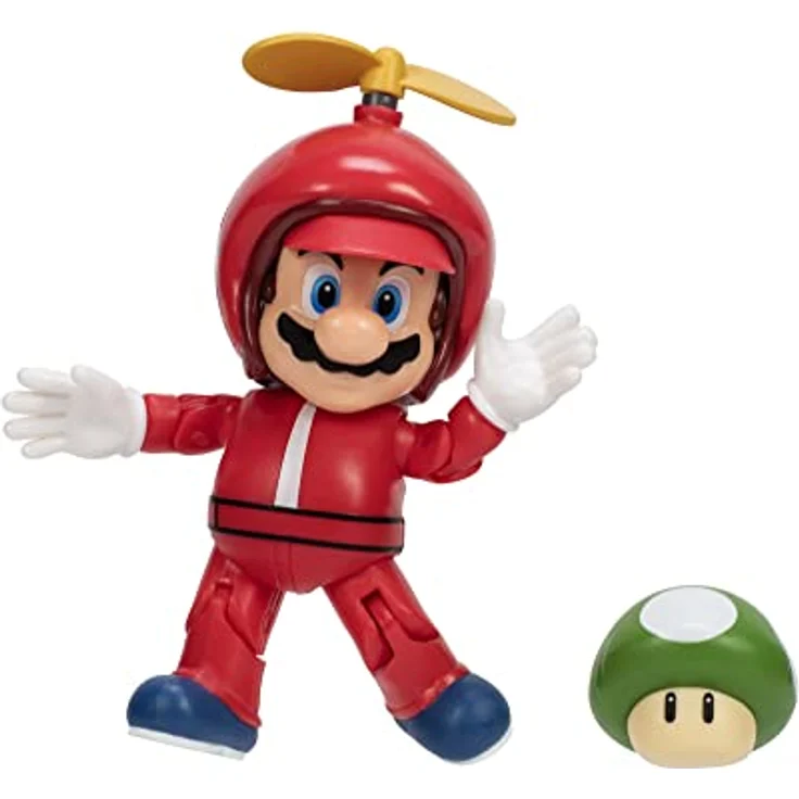 JAKKS PACIFIC Super Mario Elicottero Personaggio, Sammelfigur mit 16,5 cm Höhe, Spielzeug für Sammler – Bild 2