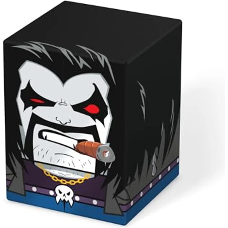 Ultimate Guard Squaroes - Squaroe DC Justice League™ JL013 - Lobo™, Deck-Box für bis zu 100 doppelhültige oder 120 einhüllige Sammelkarten, aus 78% nachwachsenden Rohstoffen, stabil und sicher verschlossen – Bild 2