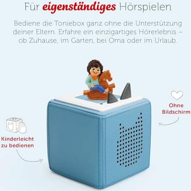 tonies Hörspielfigur Unsere besten Kniereiter, Fingerspiellieder und Reime, tonies, 31 liebevoll vertonte Tracks, brandneu produziert – Bild 2