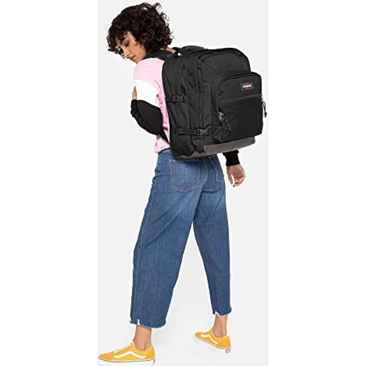 Eastpak Schulrucksack Ultimate 42 - Rucksack, geräumiges Doppelfach, Laptop-Hülle, urbaner Entdecker, blau – Bild 3