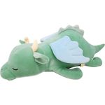 Trousselier Nemu Nemu Animals 6202738 Plüschtier Drache Drago, Kuscheltier extra weich kuschelig Stofftier Designed in Japan Kuschelkissen Größe L 53 cm