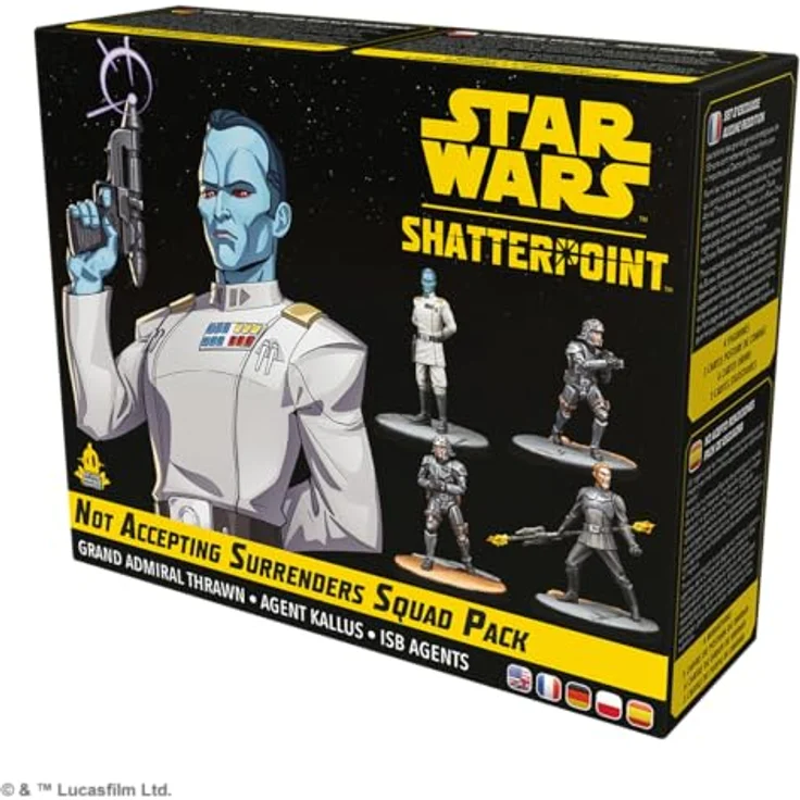 Atomic Mass Games SWP28 Spiel, Squad-Erweiterung "Not Accepting Surrenders" mit Miniaturen - Star Wars: Shatterpoint, 2 Spieler, Ab 14+, Deutsch – Bild 3
