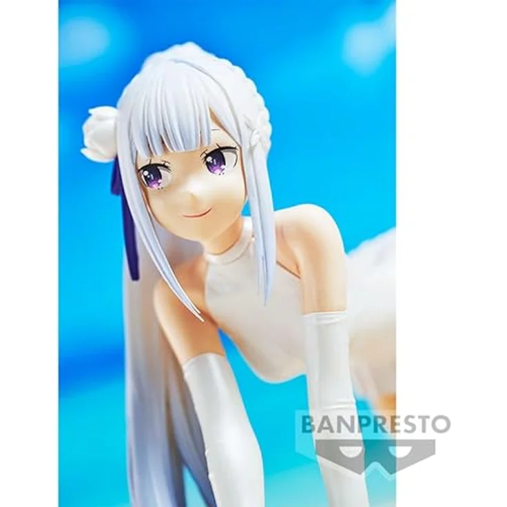 Banpresto RE Zero – Emilia Celestial Vivi Figur 13 cm, Sammelfigur in beliebter Pose – Bild 3