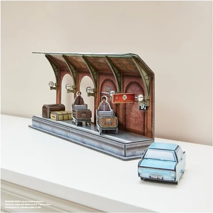 Spin Master 3D-Puzzle 4D Build - Harry Potter - Hogwarts Express, 181 Puzzleteile - hochwertiges Kartonmaterial, detailgetreu, ideales Geschenk für Fans – Bild 9