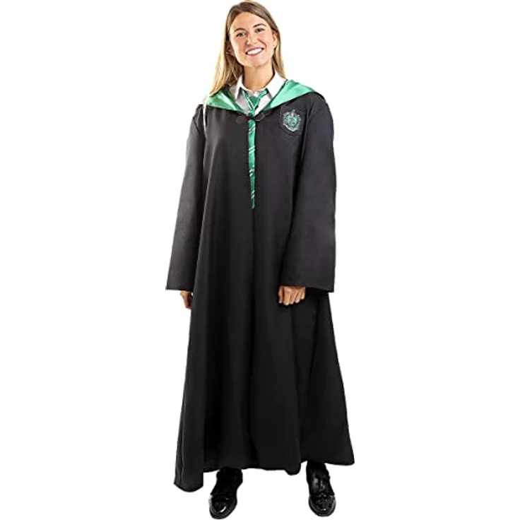 Funidelia Slytherin Harry Potter Kostüm 100% OFFIZIELLE für Herren und Damen Größe M Hogwarts, Zauberer, Film und Serien - Bunt, Zubehör für Kostüm – Bild 3