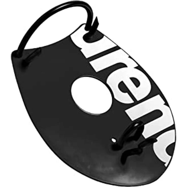 ARENA Elite Paddle 2 Handpaddel für Schwimmer, Schwarz, S EU – Bequeme Techniktrainingshilfe mit optimierter Wasserfläche und verstellbaren Gummibändern – Bild 3