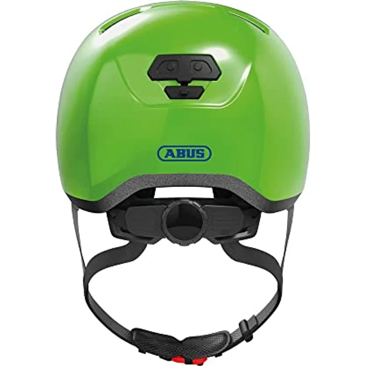 ABUS Kinderhelm Skurb Kid - robuster Fahrradhelm im Skater-Look mit Platz für einen Zopf - Grün Glänzend, Größe S – Bild 3
