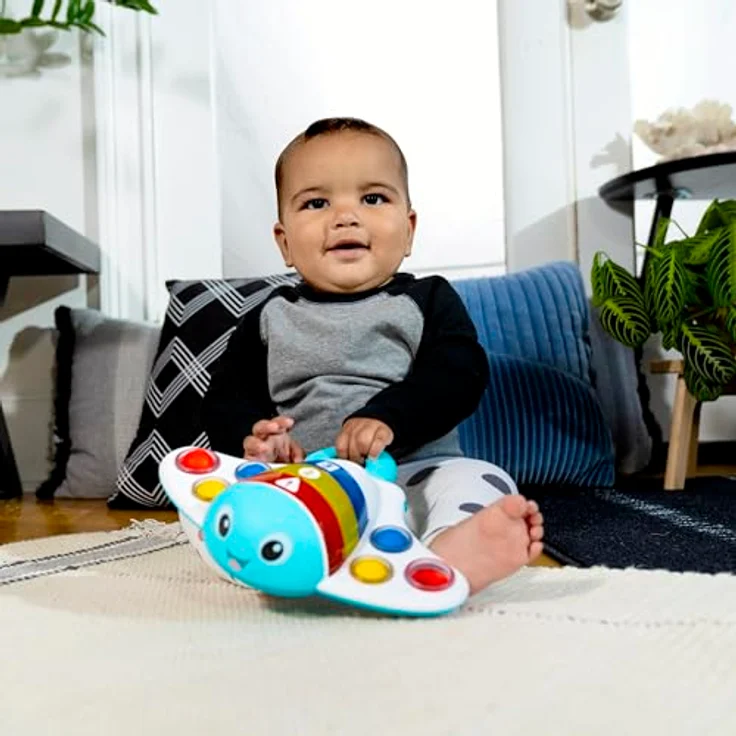 Baby Einstein, Ocean Explorers Pop and Explore Stingray Popper Spielzeug, ab 6 Monaten – Bild 3