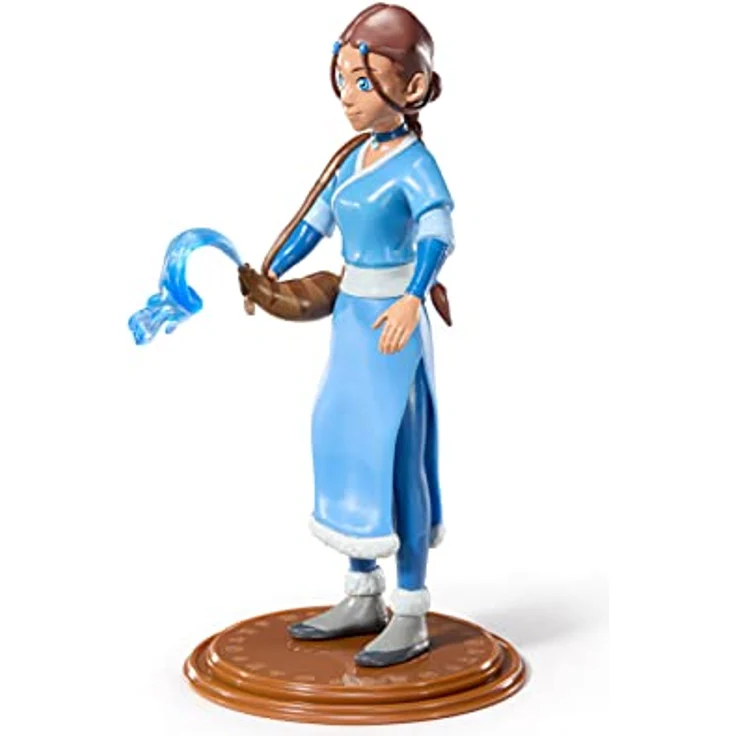 Noble Collection Avatar The Last Airbender Bendyfigs Biegefigur Katara, 18 cm, aus PVC und ABS, flexibel in vielen Positionen – Bild 3