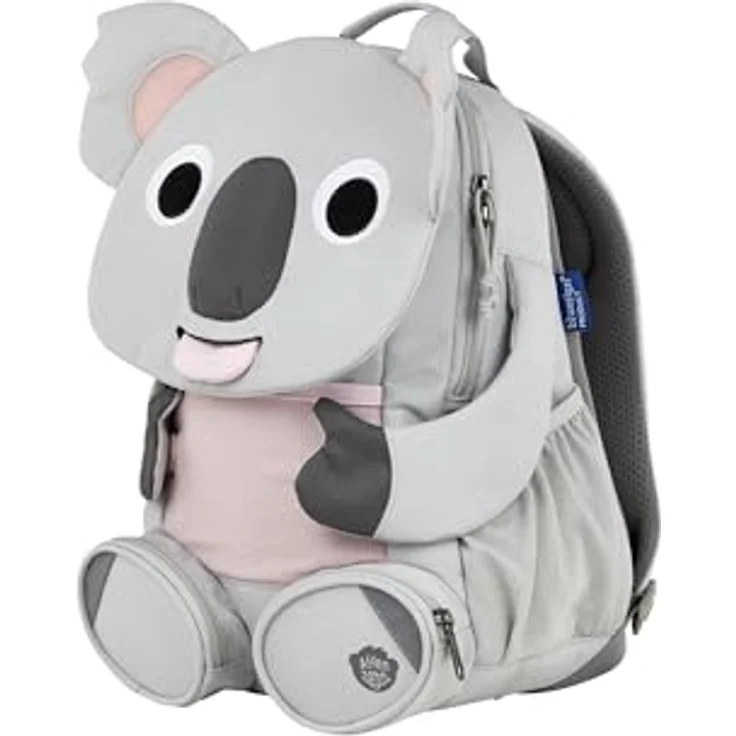 Affenzahn Großer Freund Kindergartenrucksack, funktional 8L, höhenverstellbarer Brustgurt, reflektierende Details – Bild 3