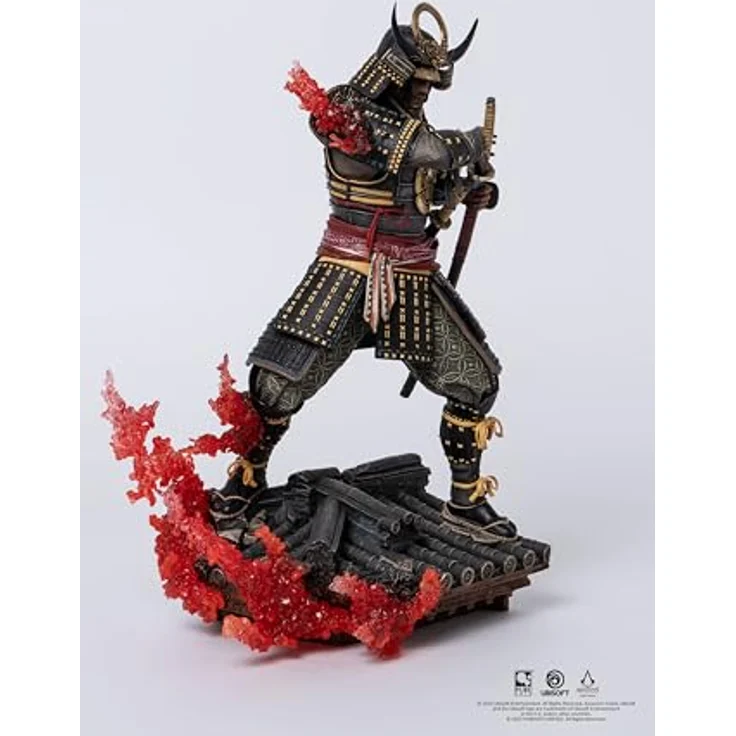Purearts Assassin's Creed Shadows - Animus Yasuke 1/8 Scale Statue, detailreiche PVC Figur, ca. 28 cm, in bedruckter Box – Bild 4