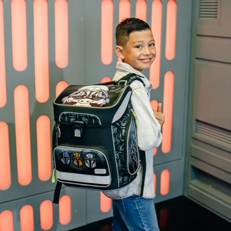 Scooli EasyFit Schulranzen-Set Star Wars, 5tlg. mit ergonomischer Passform und praktischer Innenaufteilung – Bild 2