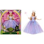 Mattel® Anziehpuppe Wicked: Teil 2 Enchanting Glinda Upland, filmgetreues Outfit mit glitzerndem Organza-Rock und Zubehör