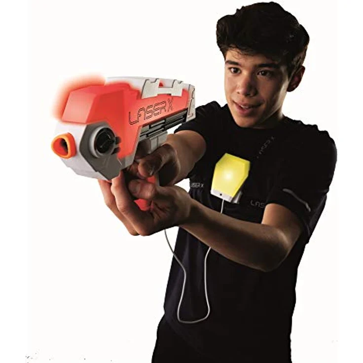 Bizak 62948046 Blaster mit 80 Meter Reichweite, batteriebetrieben, mehrfarbig, für Kinder ab 6 Jahren – Bild 5