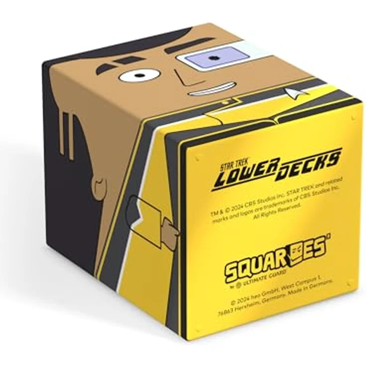Squaroes Squaroe Star Trek: Lower Decks™ ST004 Sam Rutherford, Sammelbox für bis zu 100 Spielkarten, aus 78 % erneuerbaren Rohstoffen – Bild 6