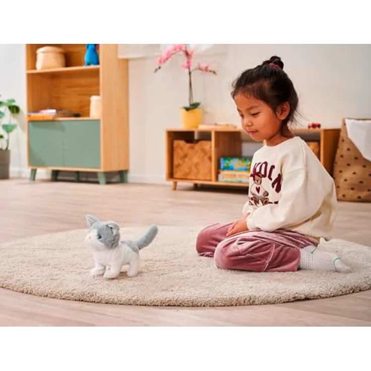 SIMBA TOYs PetZoo Kitty, Funktionsplüsch von ca. 19 cm, nicht für Kinder unter 3 Jahren geeignet – Bild 5