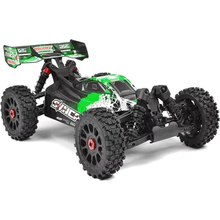 Corally RC Auto Syncro-4 RTR Grün 4WD 1:8 Buggy 3-4S Brushless Power - Ferngesteuertes Auto mit leistungsstarkem Brushless-Motor, Allradantrieb und robustem Aluminiumchassis – Bild 3