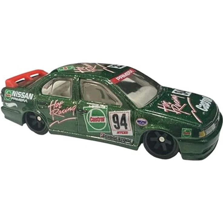 Hot Wheels Collector Nissan Primera, 1:64 Modellfahrzeug mit Metallkarosserie und Real Riders-Reifen, Sammelfahrzeug für Sammler – Bild 2