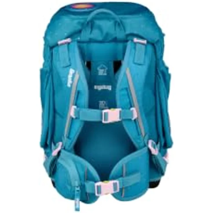 ergobag pack Schulrucksack-Set SchmettBärling, 22 Liter Volumen, mit Your-Size-System für Körpergrößen 100-150 cm, wasserabweisend und mit Klettflächen для individuellem Design – Bild 4