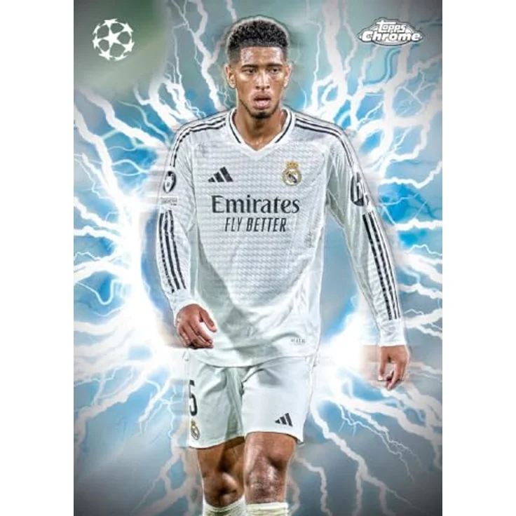 Topps Chrome UEFA Club Competitions 2024-25 Hobby Box, Sammelkarten-Display aus Papier und Pappe, geeignet für Sammler ab 6 Jahren – Bild 3