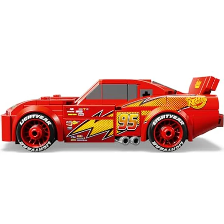 LEGO Speed Champions Lightning McQueen, Spielzeug-Auto mit sichtbarem Fahrwerk und Filmdetails, für Kinder ab 9 Jahren, 77255 – Bild 3