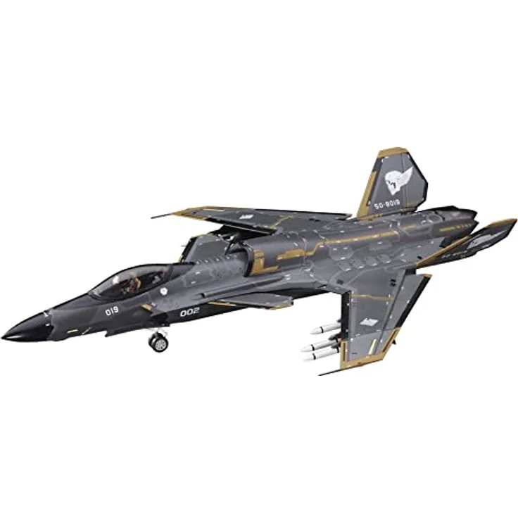 Hasegawa SP548 1/72 ACE Combat 7 Skies Unknown, ASF-X Shinden II Modellbausatz, Mehrfarbig