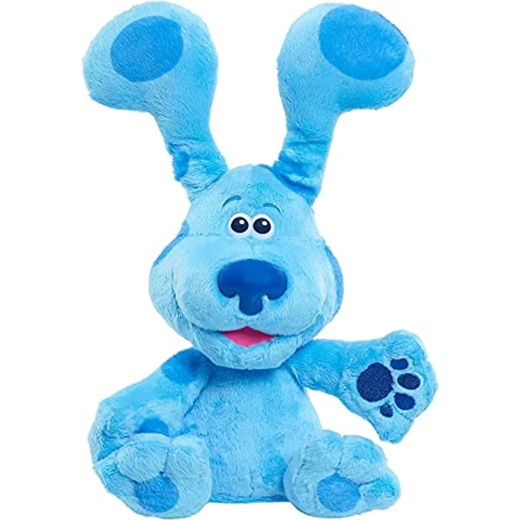 JP Blue's Clues BLU02100 Pistas de y Tú-Peek-A-Boo Plush Blues Clues Las Blue's Clues & You Guck Plüschtier-Blue, Bunt – Bild 4