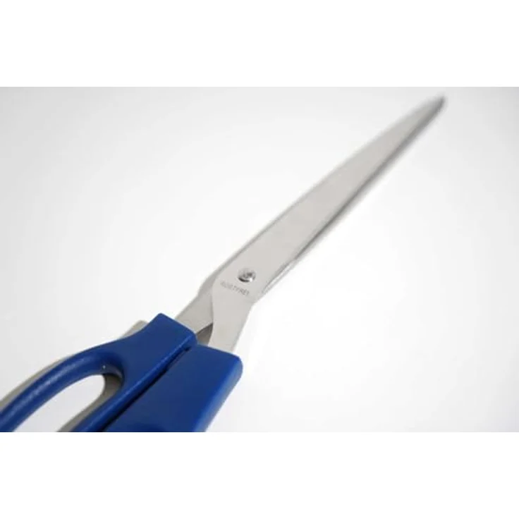 A.S. Création Tapezierschere Universalschere aus rostfreiem Edelstahl, 28 cm, blau/silberfarben, robust und langlebig – Bild 4