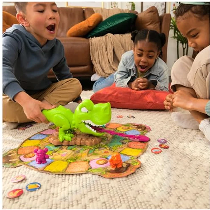 Spin Master Snack-O-Saurus Rex – Interaktives Brettspiel für Snack-Liebhaber & Dino-Fans, lustiges Familienspiel, für Kinder ab 5 Jahren – Bild 4