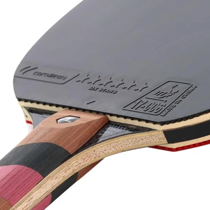 Cornilleau Excell 3000 Carbon, Tischtennisschläger mit Dynacell-Schwamm und ITTF-Gummi Performa 2 – Bild 7