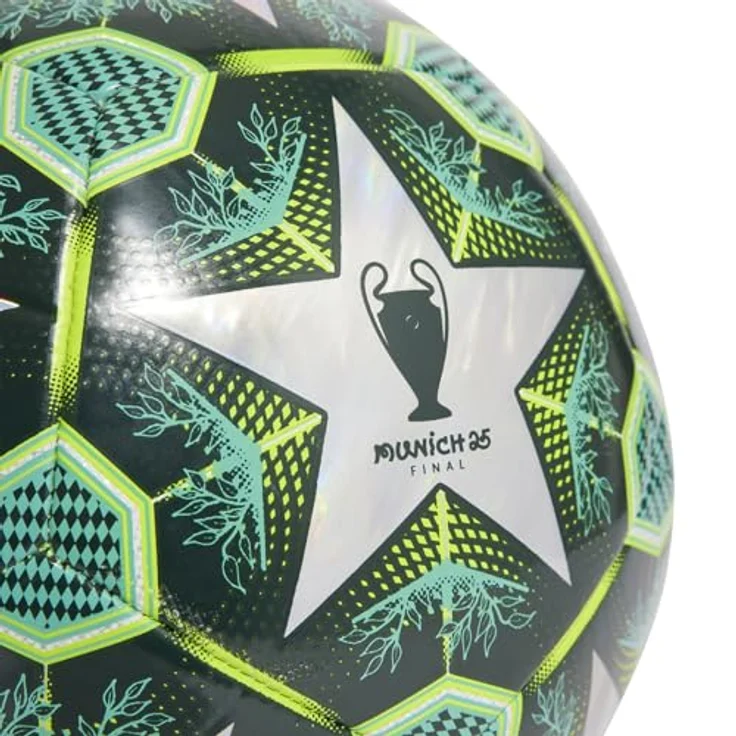 Adidas UCL 24/25 Knockout Stages Foil Trainingsball, inspiriert vom offiziellen UCL Spielball, silberfarben – Bild 5