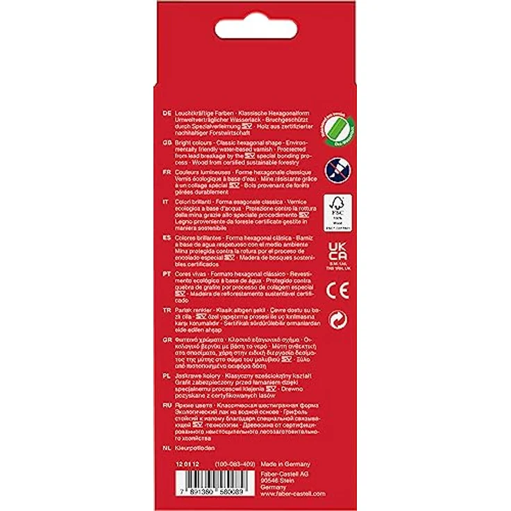 Buntstift Castle hexagonal 12er – Bild 9