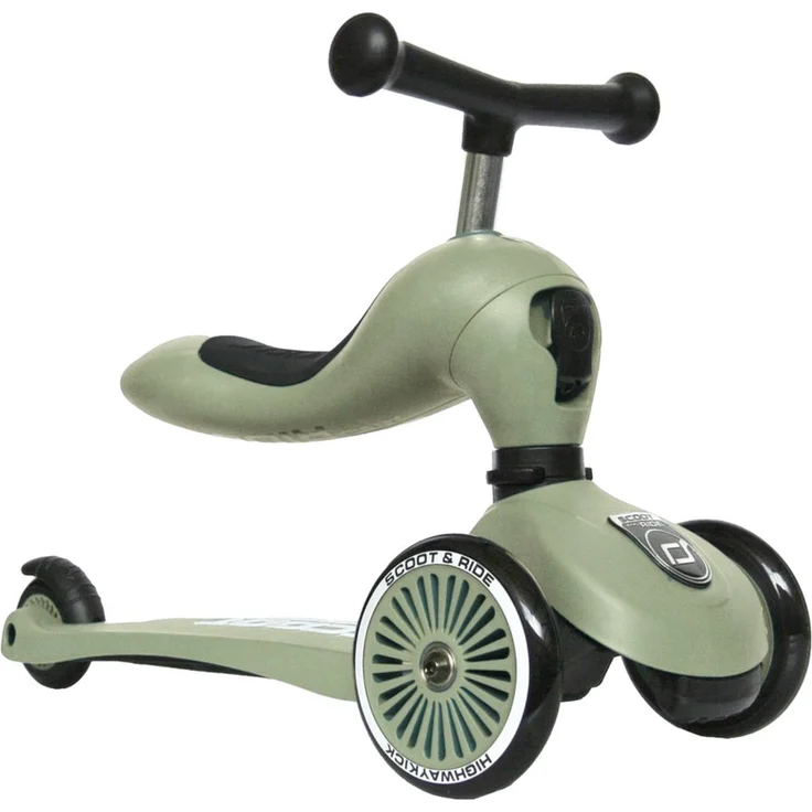 Scoot and Ride Lauflernhilfe, Lauflernhilfe und Kickboard, Höhenverstellung für Sitz/Lenker – Bild 1