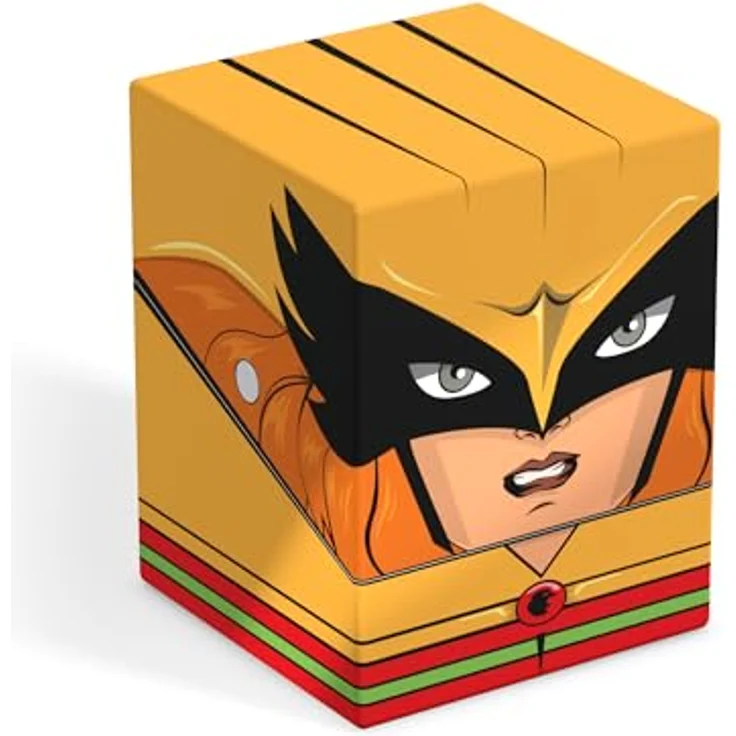 Ultimate Guard Squaroes - Squaroe DC Justice League™ JL012 - Hawkgirl™, Deckbox für 100 doppelhüllige oder 120 einhüllige Sammelkarten, robust – Bild 1