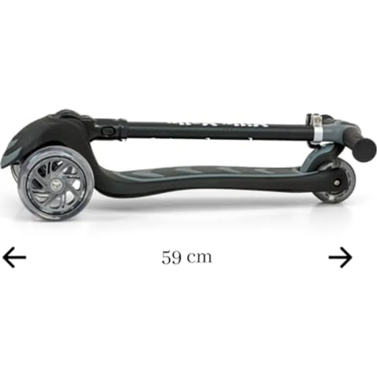 Milly Mally Scooter Boogie, Klappbarer Scooter in Schwarz für Kinder – Bild 5