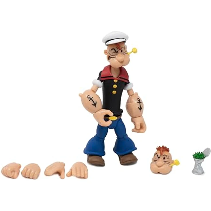Boss Fight Studio Popeye Classics Wave 1, 1/12 Scale Action Figure "Popeye The Sailor" mit Zubehör – Bild 2