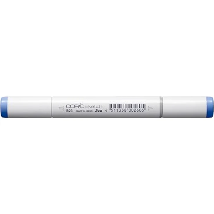 Copic COPIC Sketch Marker Typ B - 23, Phthalo Blue, professioneller Pinselmarker mit Super-Brush- und Medium-Broad-Spitze, schnelltrocknend und wischfest – Bild 4