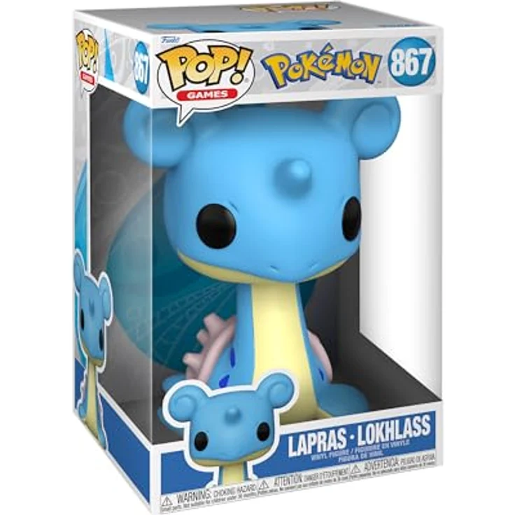 Funko Pop! Jumbo: Pokemon - Lapras - Vinyl-Sammelfigur - 10 Zoll Größe - Geschenkidee für Pokemon Fans - Offizielle Handelswaren - Modellfigur Für Sammler und Display – Bild 1