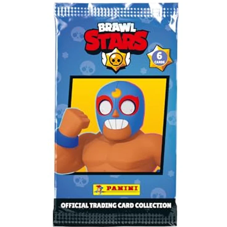 Panini Brawl Stars Trading Cards - Flow Packs Display (24 Tüten), 180 Karten mit Lieblingscharakteren, inklusive glänzender und ultraselterner Karten – Bild 6