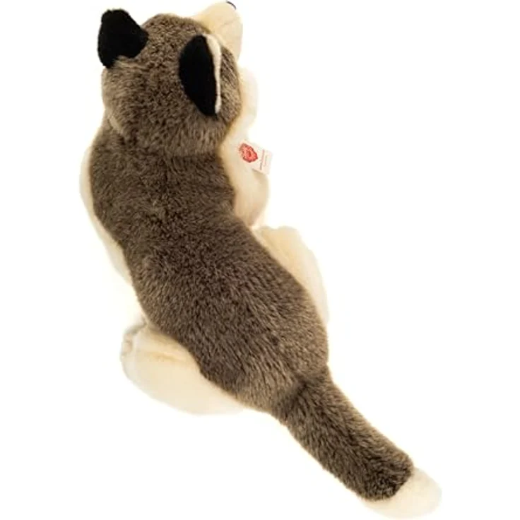 Hermann Teddy 90855 Wolf liegend 40 cm, nachhaltiges Kuscheltier aus recyceltem Plüsch, geeignet für Kinder ab 18 Monaten – Bild 3
