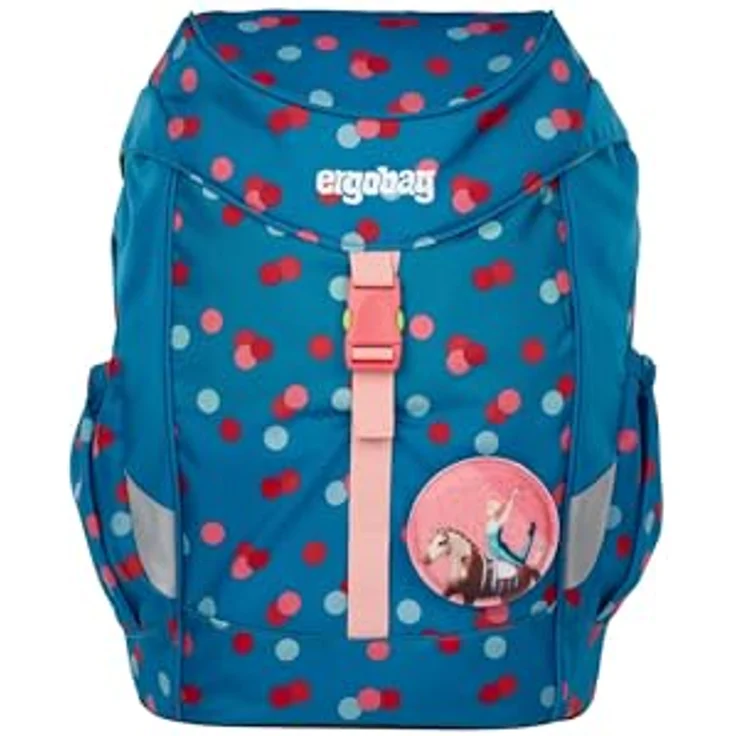 Ergobag Mini, Kindergartentasche mit ergonomischer Rückenpolsterung, Mehrfarbig, ideal für A4 Unterlagen und Fläschchen – Bild 1