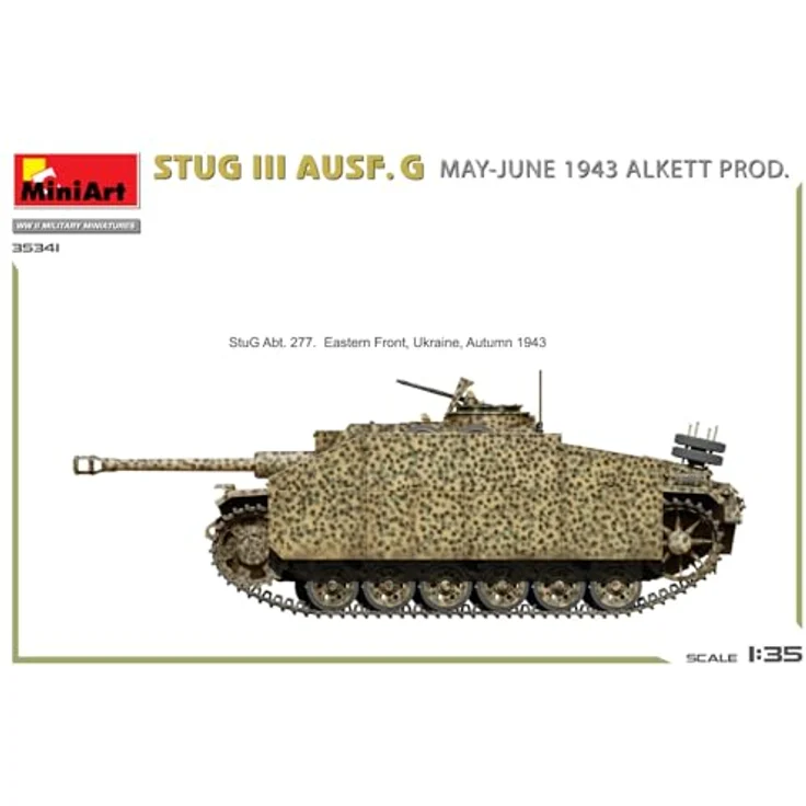 Other 1:35 StuG III Ausf. G Mai-Juni 1943 Alk, Modellfahrzeug mit beweglichen Luken und Photoätzteilen, 5 Varianten darstellbar – Bild 17