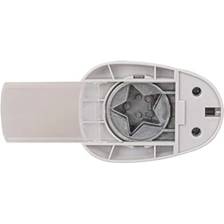 Rayher Hobby 89794000 Motivstanzer Stern, ø 3,81 cm- 1,5 Zoll, geeignet für Papier/Karton bis zu 220g/m², mit Auffangbehälter - transparente Sicherheitsabdeckung - einfache Handhabung – Bild 3