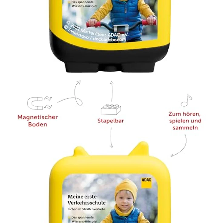 tonies Hörspielfigur Clever Tonie ADAC Meine erste Verkehrsschule - ADAC -, Kinder Hörspiel-Tonie mit Verkehrserziehungsinhalten – Bild 4