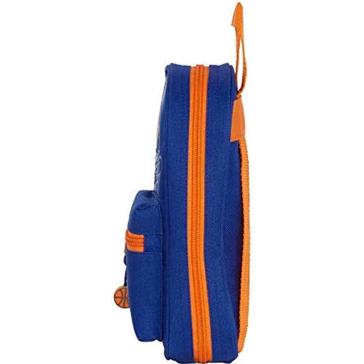 Safta Valencia, Nützliches Federmäppchen in Blau/Orange, 320x150x420 mm – Bild 3