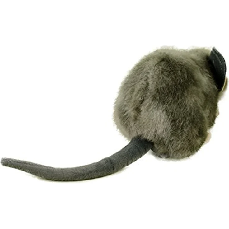 Teddys Rothenburg Kuscheltier Maus grau 30 cm, kuschelweicher Plüsch, waschbar bis 30°C Uni-Toys – Bild 3