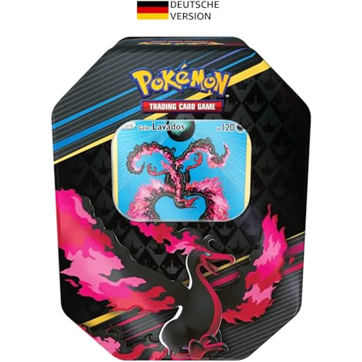 Pokemon Zenit der Könige: Galar Lavados Tin Box - Deutsches Sammelkartenspiel - 4 Booster Packs – Bild 2