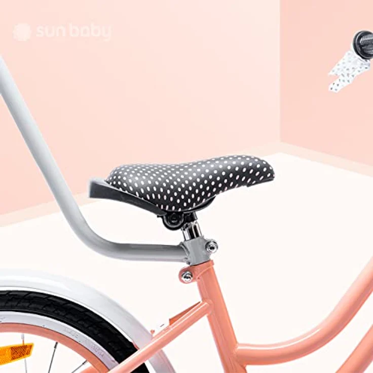 Sun Baby Bike for girls 16 inch heart bike apricot – Bild 6