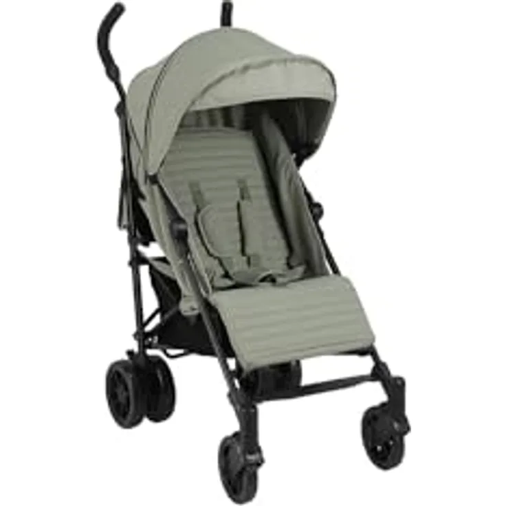 Little Dutch 7018.OLIVE Kinderwagen Buggy olive, inklusive 5-Punkt-Gurt