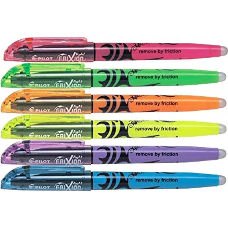 Textmarker FriXion light, Strichstärke 3.8mm, Keilspitze, mit Clip, gelb